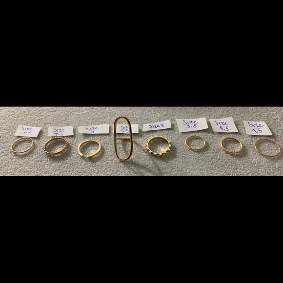 Woman’s Gold fashion rings. NWNT. Sizes vary. - Picture 7 of 8